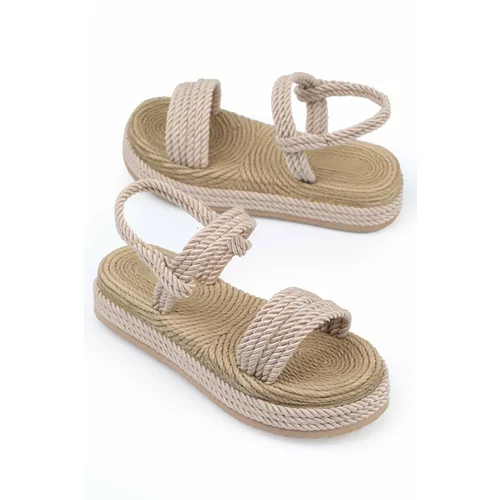Capone Outfitters Sandals - Beige - Flat