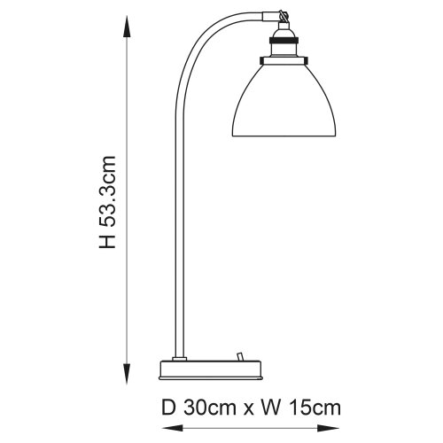  Endon 91740 - Stona lampa HANSEN 1xE14/40W/230V mat hrom Slike