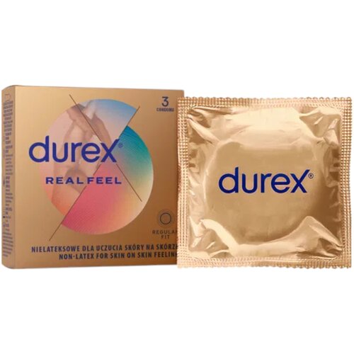 Durex Real Feel - kondomi bez lateksa (3 kom) Cijene