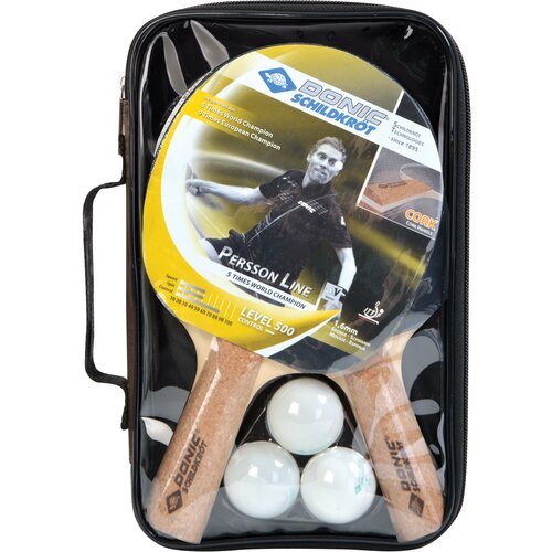 Donic set za stolni tenis set st.tenis person 500 kork crna Slike