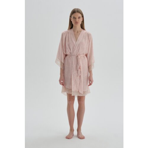 Dagi Dressing Gown - Pink - Regular Slike