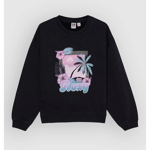 Roxy Lineup Crew Brushed Kids Pulover anthracite Cene
