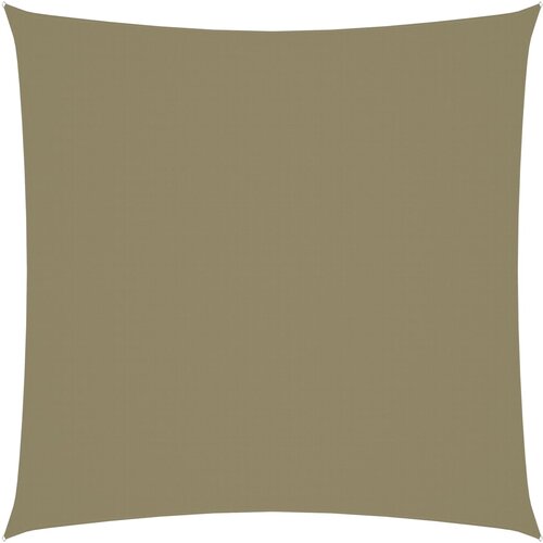 VidaXL Senčno jadro oksford blago kvadratno 6x6 m bež, (20729526) Slike