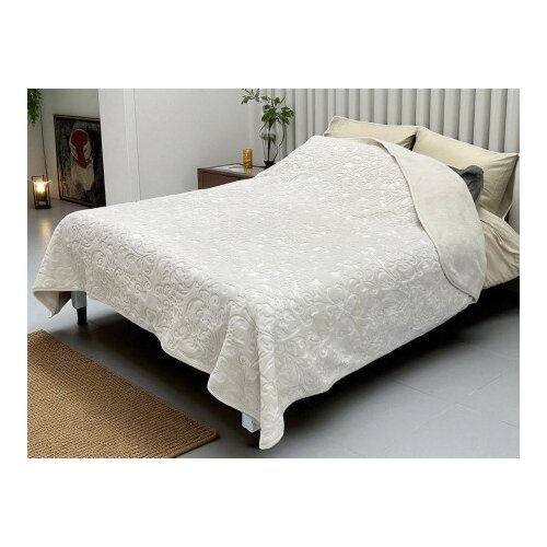  Ćebe Merinos 220x240cm A2 Cvet Bež boja ( VLK000396-A2cvetbez ) Slike