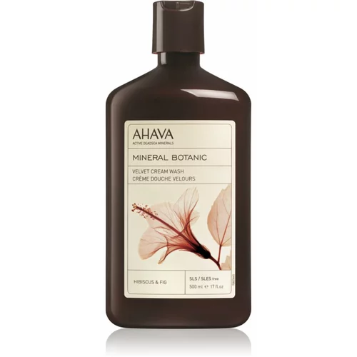 Ahava Mineral Botanic Hibiscus & Fig vlažilna krema za prhanje 500 ml za ženske