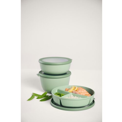 Mepal Bento Bowl Cirqula skledica za živila barva Nordic White, 250 + 250 + 500 ml 1 kos Slike