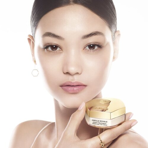 Guerlain Abeille Royale Honey Treatment Day Cream dnevna krema za učvrstitev kože in proti gubam polnilni 50 ml Slike