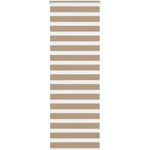 vidaXL Zebra zavesa peščeno rjava 80x200 cm širina blaga 75,9 cm poliester, (5000298165) Cene