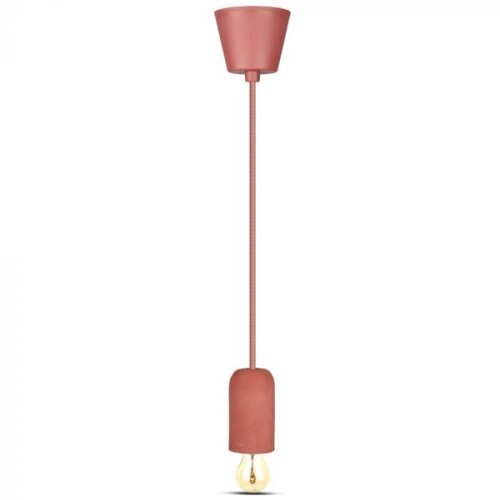  Napajajući kabl 1xE27/60W/230V beton/crvena Slike