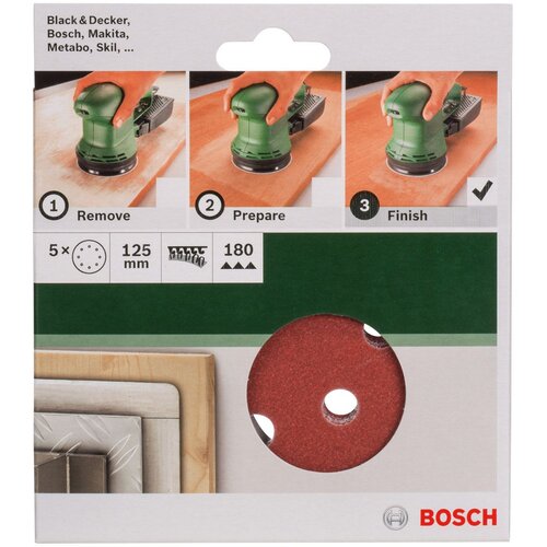 Bosch 5-delni set brusnih listova za ekscentar brusilice 2609256A26 Cene
