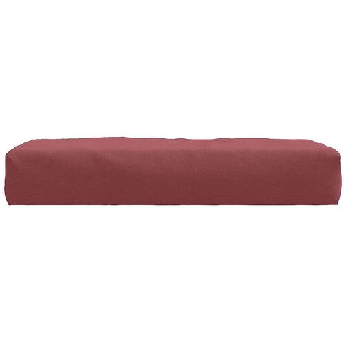  Jastuk za palete pro&amp;scaron;arani vino crvena 60x60x9,5 cm od tkanine Slike