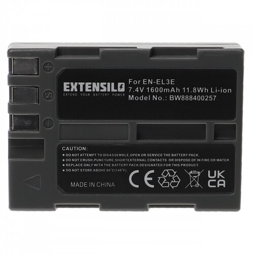  baterija EN-EL3 / EN-EL3A / EN-EL3E za nikon D50 / D70 / D80 / D90, 1600 mah Slike