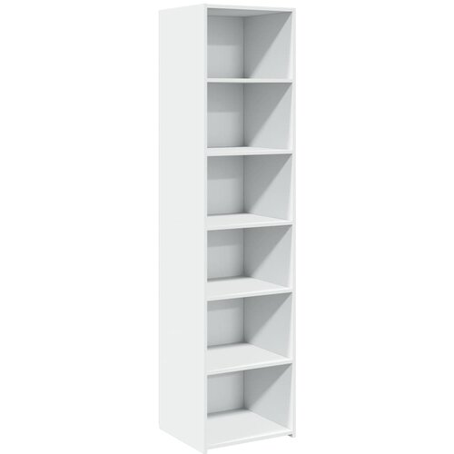 Maison Chic Visoka omara - Komoda - Predalnik bela 45x41x185 cm inženirski les, (21720805) Cene