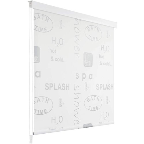 vidaXL rolo zavesa za prhp 80x240 cm splash, (20684080) Cene