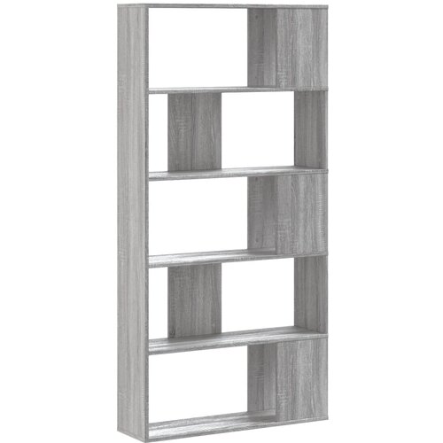  Regal za knjige 5 razina boja hrasta 80,5x23,5x162,5 cm drveni Slike