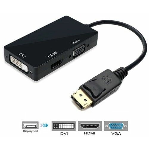 Displayport na HDMI+VGA+DVI adapter DHV-59 Cene
