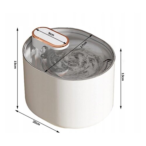  Avtomatska filtrirna fontana in napajalnik za mačke in pse 3000ml USB Slike