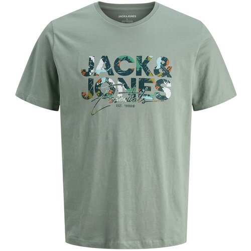 Jack &amp;amp; Jones Majica &amp;#039;JJGEPLAS&amp;#039; zelena / oliva / trst / jelka Slike