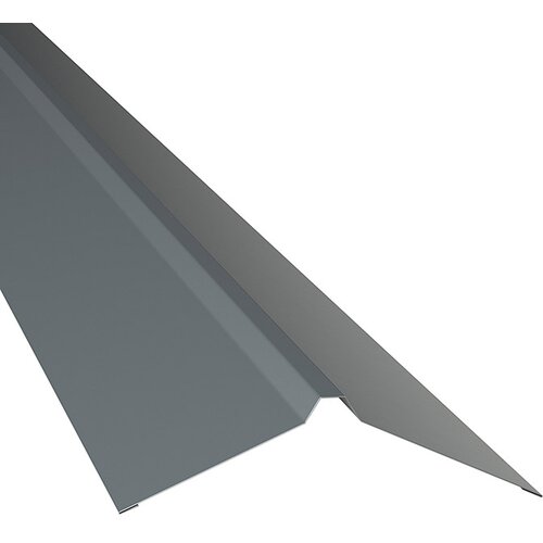 PROBAU ravno sleme PP12 (siva, dolžina: 100 cm, jeklena pločevina) Slike