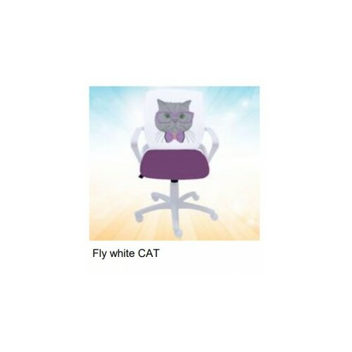  dečija stolica fly white cat Cene