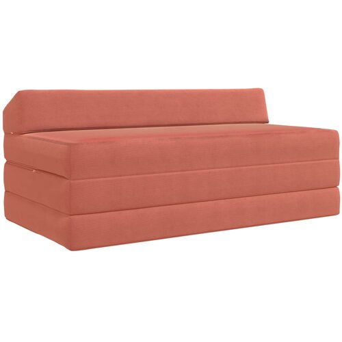 SOFA na razvlačenje Crvena narančasta 120 x 60 x 49 cm Tkanina Cene