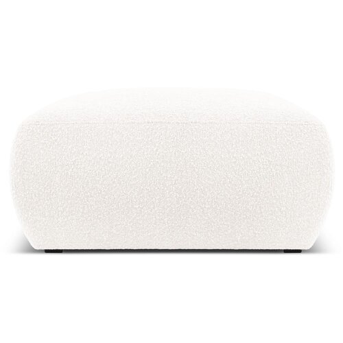 Micadoni Home Bijeli tabure od boucl&amp;eacute; tkanine Molino &amp;ndash; Slike