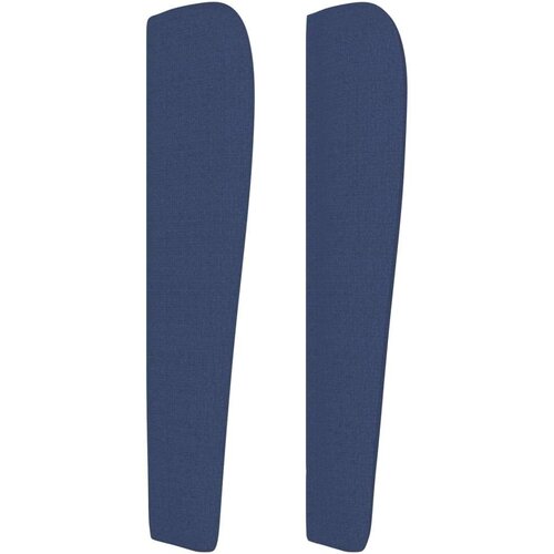  Uzglavlje s u&amp;scaron;ima plavo 83 x 23 x 118/128 cm od tkanine Slike