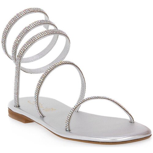 S.piero Sandali & Odprti čevlji SILVER SOFT SQUARED Siva Cene