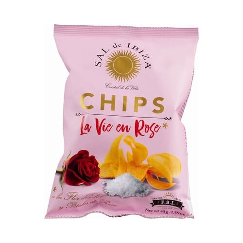 Sal de Ibiza Krompirjev čips z okusom vrtnice in fleur de sel - 125 g Cene