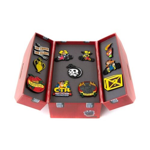 Numskull Official Crash Team Racing Nitro-Fueled Toolbox Pin Set Cene
