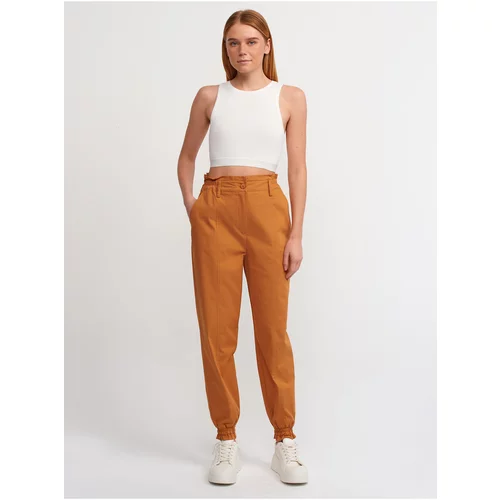 Dilvin 71107 Cupped Jogging Trousers-Orange