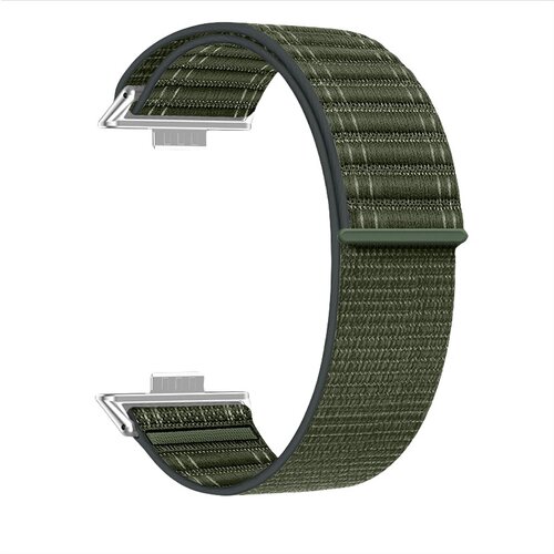 INF Eleganten najlonski pa&scaron;ček z valovitim vzorcem za Huawei Watch Fit 4 Pro Green, (5000079555) Cene