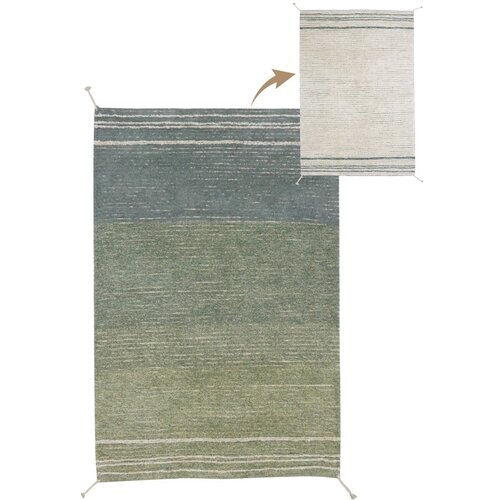 Lorena Canals Zeleni/plavi pamučan tepih 170x240 cm Twin Vintage &amp;ndash; Slike