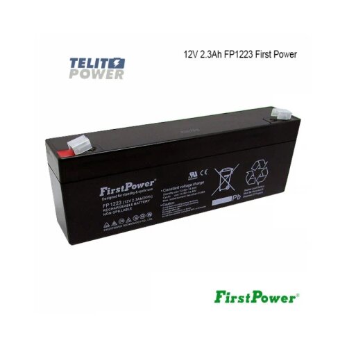 FirstPower 12V 2.3Ah FP1223 terminal T1 Slike