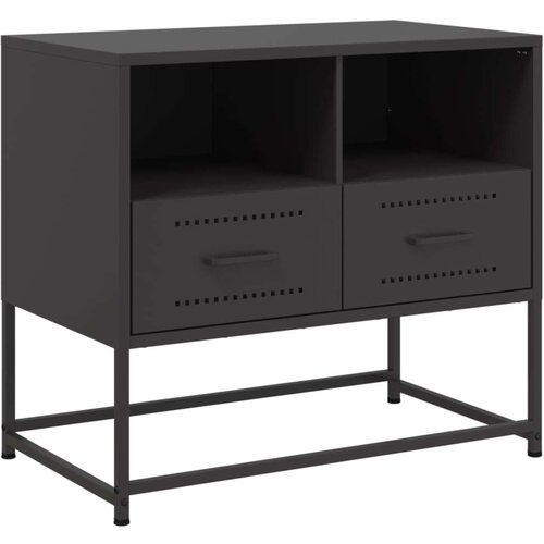 VidaXL TV omarica črna 68x39x60,5 cm jeklo Slike