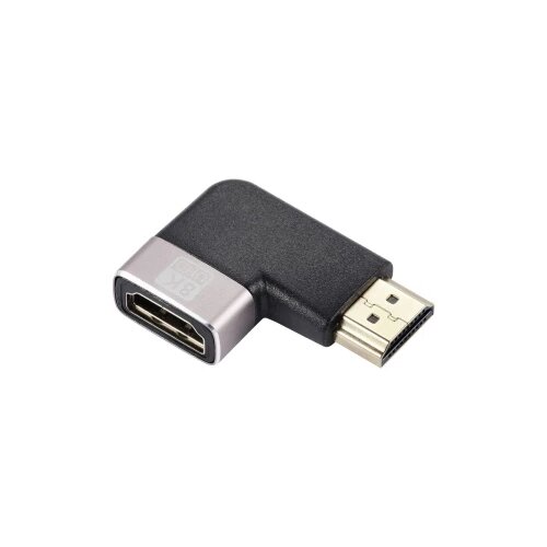 SpeaKa Professional SP-11302008 HDMI adapter [1x muški konektor HDMI - 1x ženski konektor HDMI] crna, srebrna UHD 8K @ 60 Hz, UHD 4K @ 120 Hz 90° nagnuto ulijevo Cijene