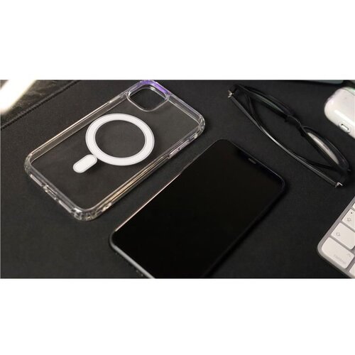 Swissten maskica CLEAR JELLY MagStick za iPhone 16 PRO prozirna Slike