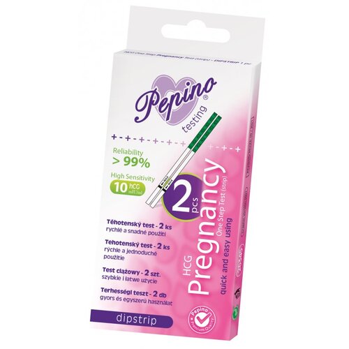 Pepino Dipstrip Pregnancy Test 2 pcs Slike