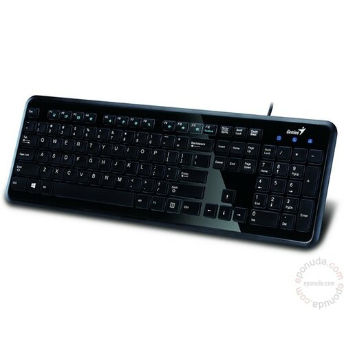 Genius SlimStar i250 USB YU crna tastatura Slike