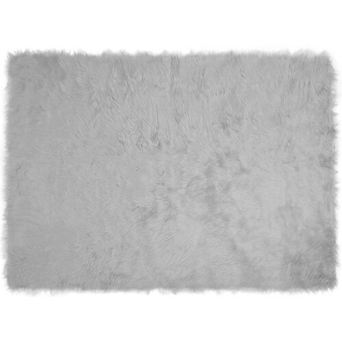  Tepih od umjetne ovčje kože TAFALLA Siva 160 x 230 cm Poliester Slike