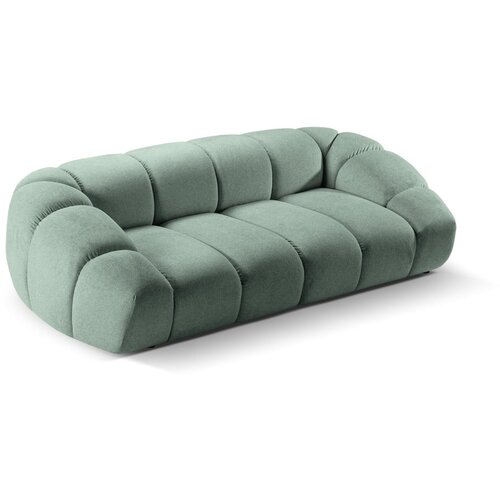 Micadoni Home Svetlo zelena žametna sedežna garnitura 254 cm Diana &amp;ndash; Slike