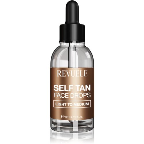Revuele Paradise Bronze Self Tan Face Drops samoporjavitvene kapljice za obraz odtenek Light To Medium 30 ml Slike