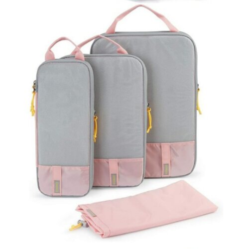 INF Komplet 3 potovalnih kock za pakiranje Pink, (21755850) Cene