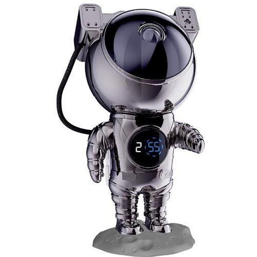 Manta LED zvjezdani 360 projektor Astronaut CHROME sa satom, daljinski HW-STAR02 Slike