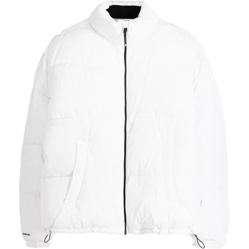 Bershka Prijelazna jakna bijela