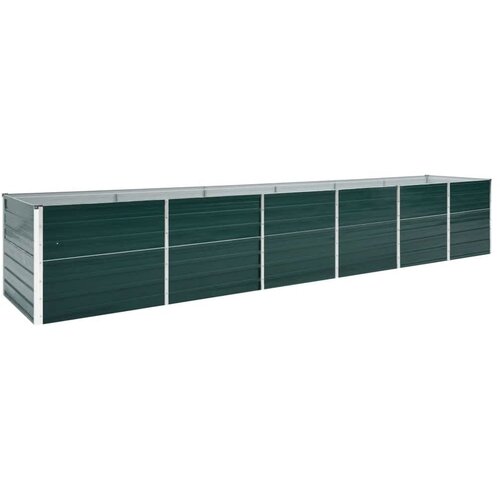Furnova Visoka greda pocinkano jeklo 480x80x77 cm zelena, (21921275) Slike