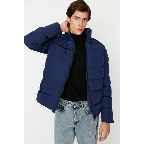 Trendyol Winter Jacket - Navy blue - Puffer Slike