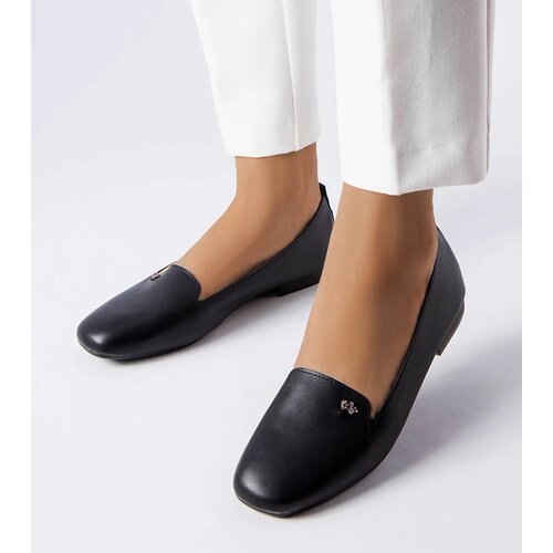 Gemre Black square-toe ballet flats No&amp;euml;l Slike