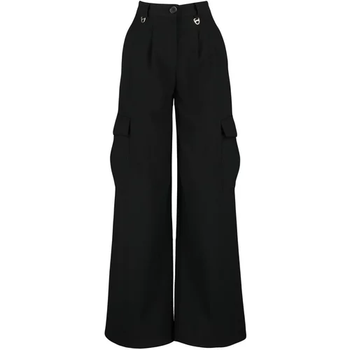 Trendyol Black Premium Cargo Woven Trousers with Pocket