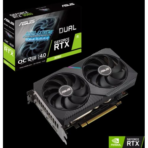 Asus VGA DUAL-RTX3060-O12G-V2NVIDIA GeForce RTX 306012GB GDDR6 192bit;HDMI,3xDP Cijene